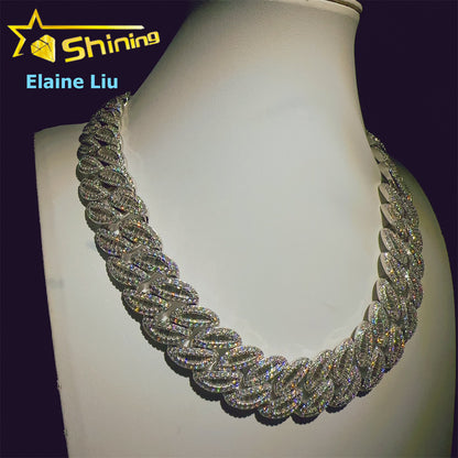CUBAN CHAIN 26MM SREBRNY