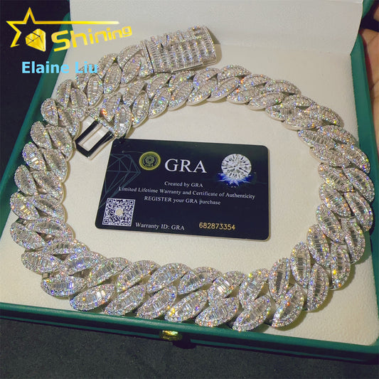 CUBAN CHAIN 26MM SREBRNY