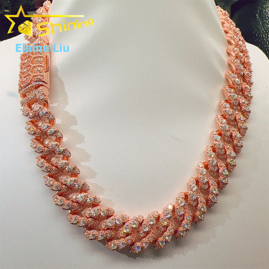 CUBAN CHAIN 21MM ROSE