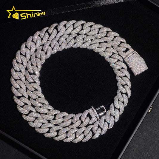 CUBAN CHAIN 14MM SREBRNY