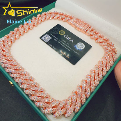 CUBAN CHAIN 21MM ROSE